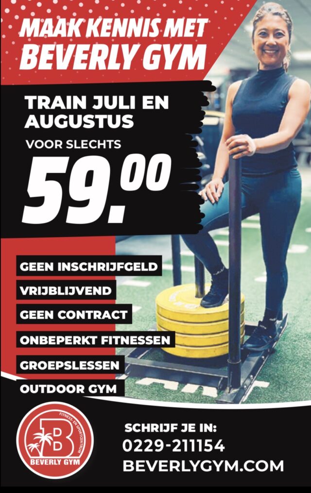 zomeractie beverly gym